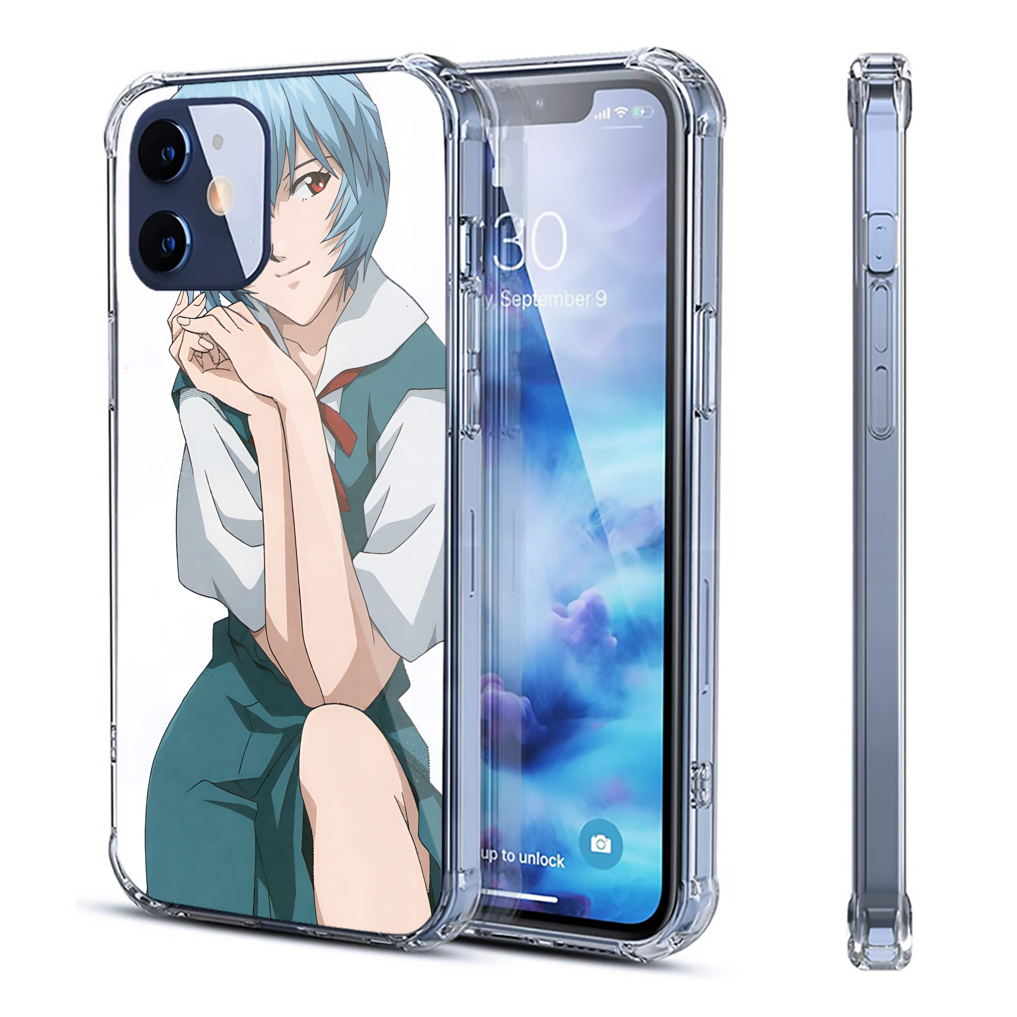 （画像用） EVA 新世紀エヴァンゲリオン 【iPhone 12シリーズ対応】透明スマホケース（クリアソフトケース）